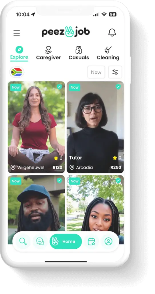Image of peezjob app for jobs and services