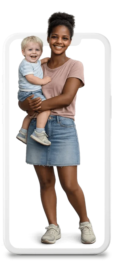 Image of South African baby sitter.